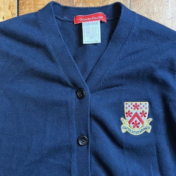 Girls size 8 Dulwich College UK cardigan - Picture 2 of 5